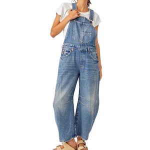 Free People We The Free Good Luck Overalls